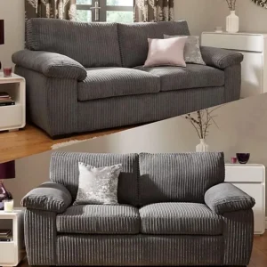 AMALFI JUMBO CORD 3 + 2 SEATER SOFA - 5 Colours