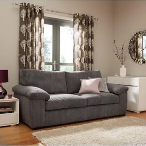AMALFI JUMBO CORD 3 SEATER SOFA - 5 Colors